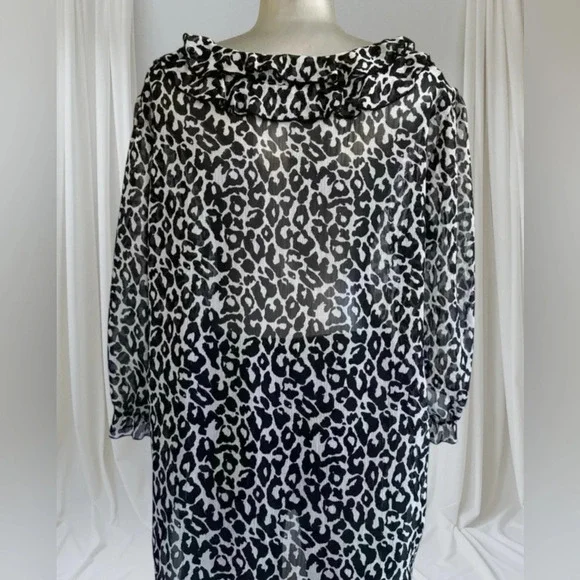 ✅Plus Size Pullover Ruffles Blouse - Picture 5 of 13